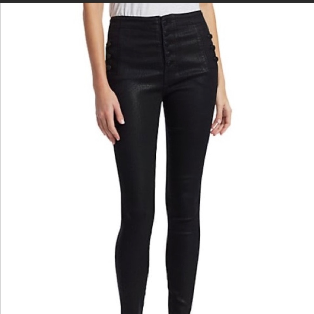 Jbrand Natasha sky high coated skinny Jean size 26